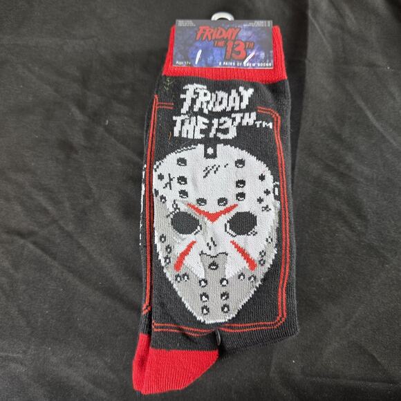New Halloween Horror Mens Friday the 13th & Camp Crystal Lake 2 Pack - Picture 1 of 4